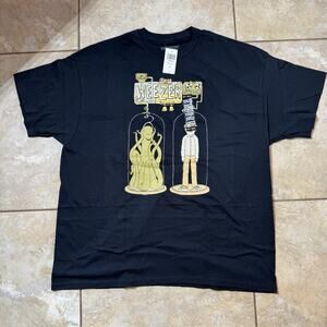 Weezer Alien & Man T-Shirt Size 2XL New With Tags